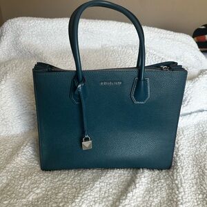 Michael Kors Teal Satchel Bag